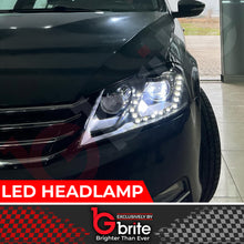 Load image into Gallery viewer, VW PASSAT 3C B7 BI LED DRL HEADLAMPS DAYTIME RUNNING LIGHT 2010 - 2014