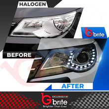 Load image into Gallery viewer, VW Tiguan (2009–2011) LED DRL Headlights OEM Projector Bi-Led R-Line Upgrade