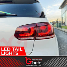 Load image into Gallery viewer, VW GOLF MK6 LED R-DESIGN SEQUENTAIL SWIPE TAIL LAMPS RHD LIGHTS PLUG &amp; PLAY