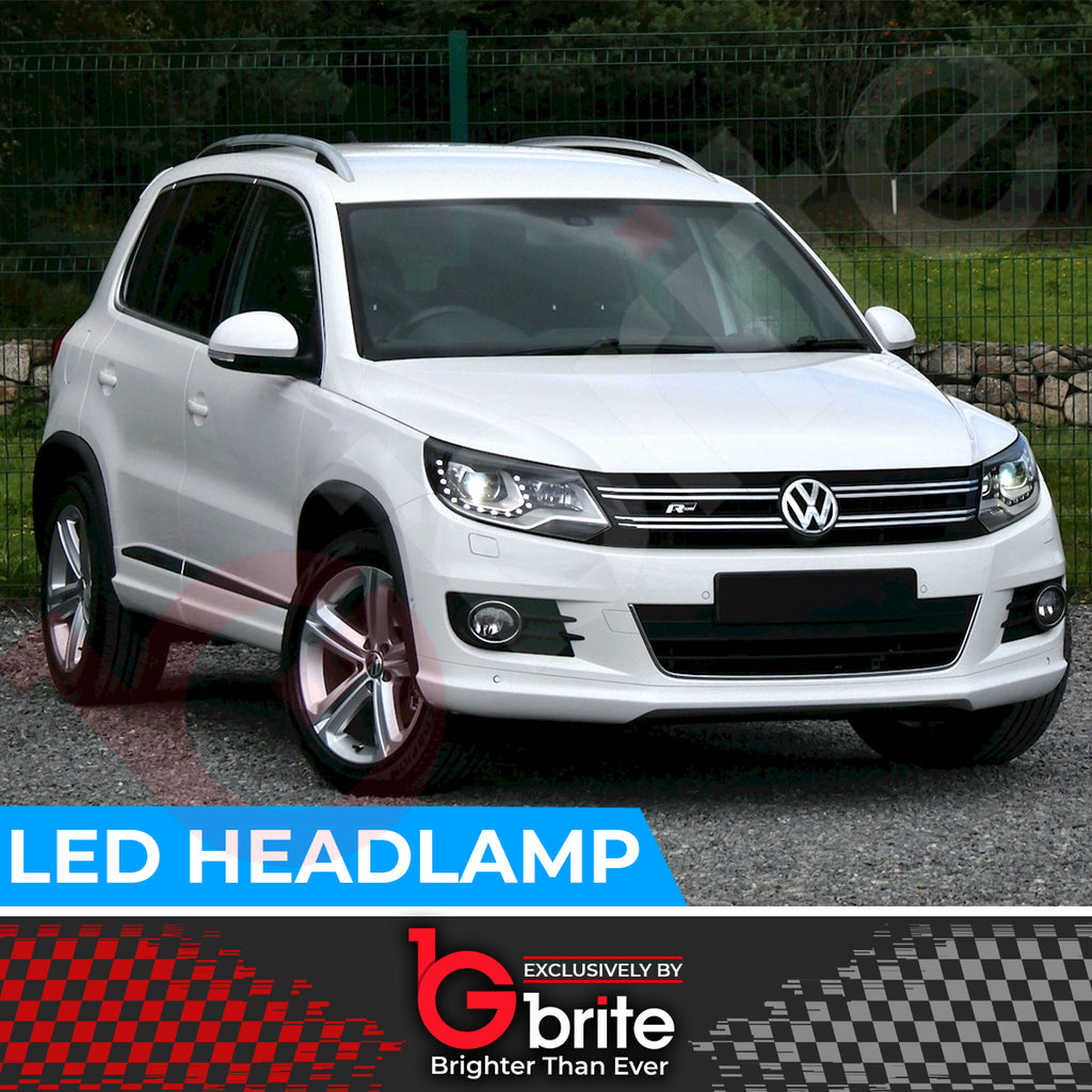 VW Tiguan MK1 Facelift 2012-2015 Bi LED R Line STYLE LED DRL Headlights