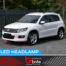 Load image into Gallery viewer, VW Tiguan MK1 Facelift 2012-2015 Bi LED R Line STYLE LED DRL Headlights