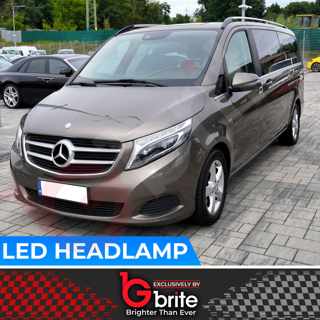 Mercedes Vito V-Class W447  Bi-LED Headlights Upgrade DRL Facelift Headlamps 2014–2020