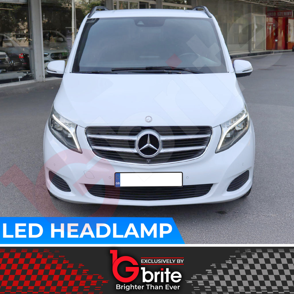 Mercedes Vito V-Class W447  Bi-LED Headlights Upgrade DRL Facelift Headlamps 2014–2020