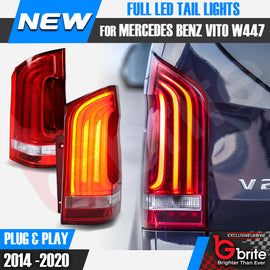 Mercedes Benz Vito W447 2014-2020 LED Sequential Dynamic Tail Light Lamps