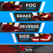 Load image into Gallery viewer, BMW 4 SERIES F32 F33 F36 2014-2020 OLED STYLE LED SEQUENTIAL DYNAMIC TAIL LAMPS