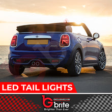 Load image into Gallery viewer, Mini Cooper F55 F56 F57 LED Dyanmic Sequential Union Jack Tail Lights Chrome 14-18