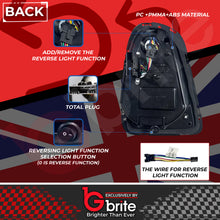 Load image into Gallery viewer, Mini Cooper R56 R57 R58 LED Dynamic Sequential Union Jack Tail Lights Chrome 2007-13
