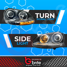 Load image into Gallery viewer, VW Golf MK5 R32 Style 04-09 Chrome Projector Headlamps