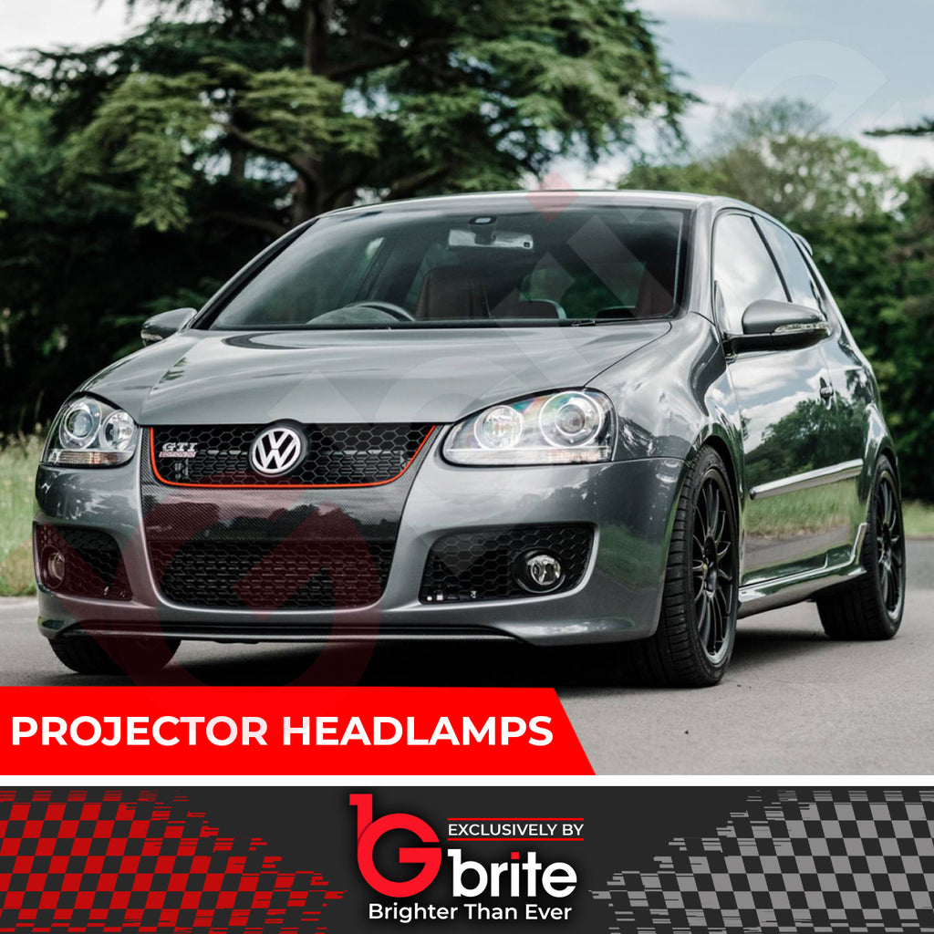 VW Golf MK5 R32 Style 04-09 Chrome Projector Headlamps