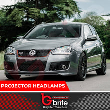 Load image into Gallery viewer, VW Golf MK5 R32 Style 04-09 Chrome Projector Headlamps