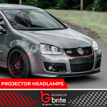 Load image into Gallery viewer, VW Golf MK5 R32 Style 04-09 Chrome Projector Headlamps