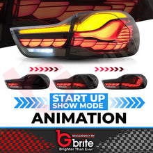Load image into Gallery viewer, BMW 4 SERIES F32 F33 F36 2014-2020 SMOKED OLED STYLE LED SEQUENTIAL DYNAMIC TAIL LAMPS