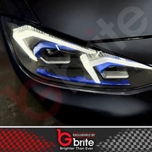 Load image into Gallery viewer, BMW F30 3 Series G20 Style Headlamps with Start-up Show Mode LED DRL Indicator Upgrade 2012-18