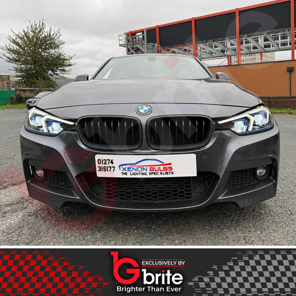 BMW F30 3 Series G20 Style Headlamps with Start-up Show Mode LED DRL Indicator Upgrade 2012-18