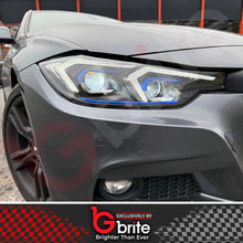Load image into Gallery viewer, BMW F30 3 Series G20 Style Headlamps with Start-up Show Mode LED DRL Indicator Upgrade 2012-18