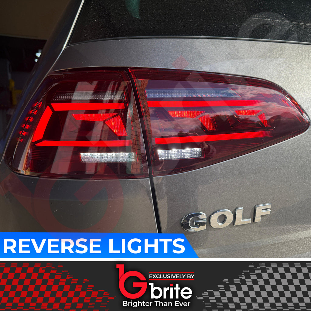 VW GOLF MK7 ANIMATION STYLE LED TAIL LIGHTS 2013-17 WITH DYNAMIC SEQUENTIAL INDICATORS