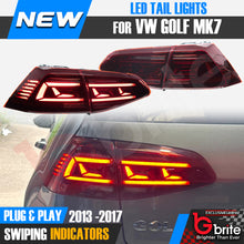 Load image into Gallery viewer, VW GOLF MK7 ANIMATION STYLE LED TAIL LIGHTS 2013-17 WITH DYNAMIC SEQUENTIAL INDICATORS