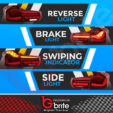 Load image into Gallery viewer, BMW 3 Series F30 F80 M3 12-19 OLED STYL Dynamic Turn Signal Rear Tail Lights Lamps
