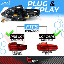 Load image into Gallery viewer, BMW 3 Series F30 F80 M3 12-19 OLED STYL Dynamic Turn Signal Rear Tail Lights Lamps