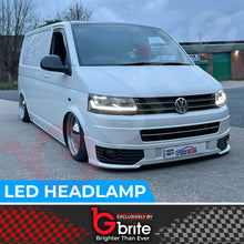 Load image into Gallery viewer, VW TRANSPORTER T5.1 LED BI-XENON HEADLAMPS 2010-15 DRL SEQUENTIAL INDICATOR