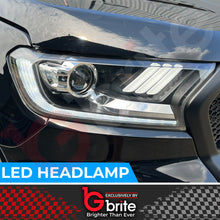 Load image into Gallery viewer, Ford Ranger T7 &amp; T8 MUSTANG STYLE LED DRL HEADLIGHTS 2016-22 SEQUENTIAL INDICATOR