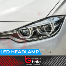 Load image into Gallery viewer, BMW F30 3 Series LCI Style Headlamps with LED DRL Indicator Upgrade 2012-15