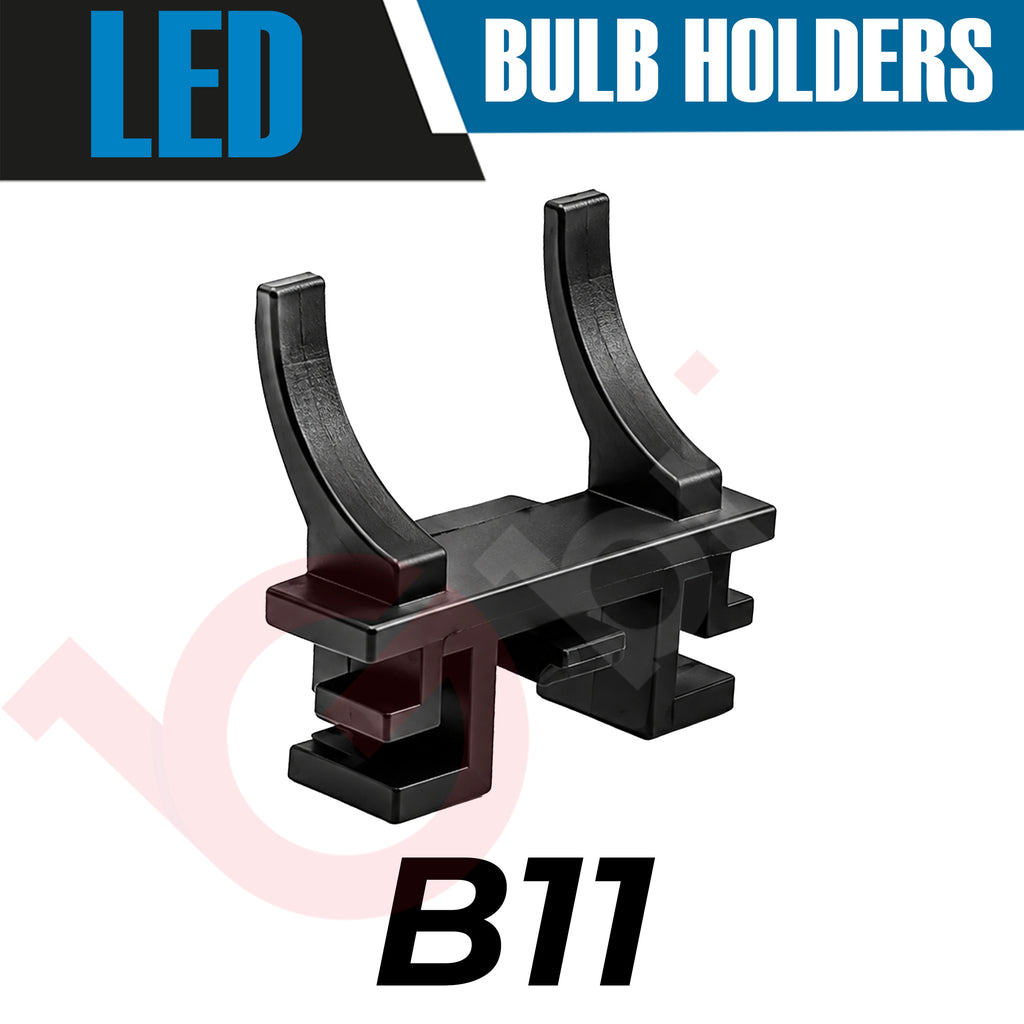 2x Aftermarket LED Bulb Holders – Headlight Adapter Clips