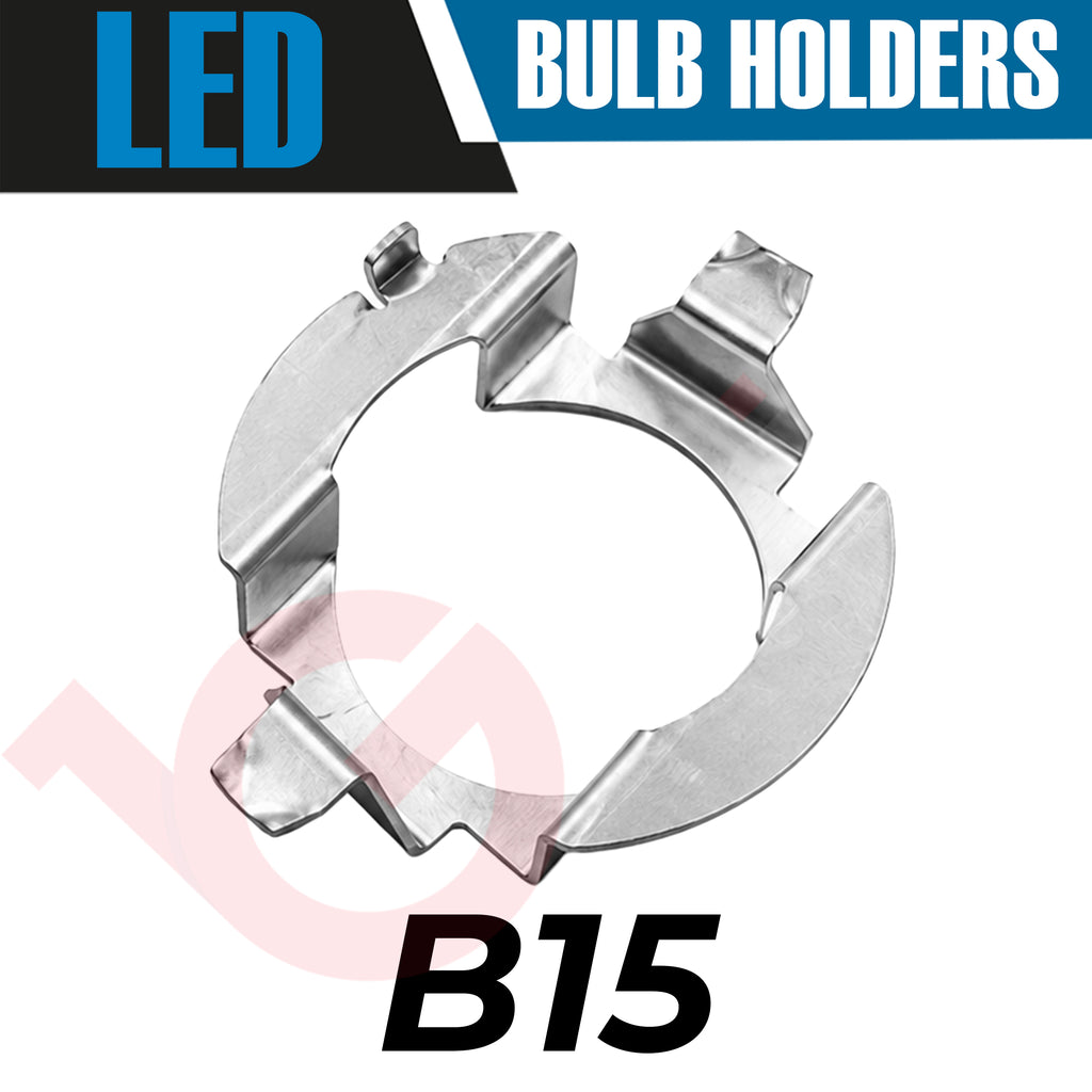2x Aftermarket LED Bulb Holders – Headlight Adapter Clips