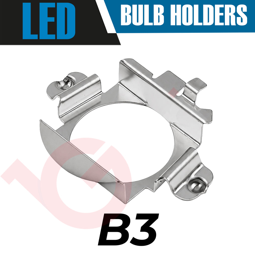 2x Aftermarket LED Bulb Holders – Headlight Adapter Clips