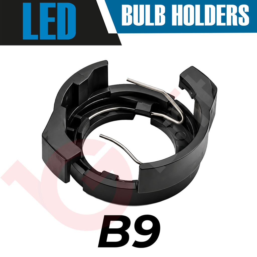 2x Aftermarket LED Bulb Holders – Headlight Adapter Clips