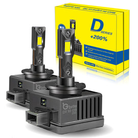 2X GBRITE M13X D1S LED BULBS UPGRADE KIT FOR XENON HID HEADLIGHT