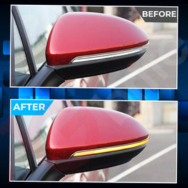 2x DYNAMIC LED WING MIRROR INDICATOR UNITS FOR VW GOLF MK7 7.5 R GTI GTD