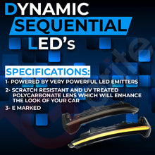 Load image into Gallery viewer, 2x DYNAMIC LED WING MIRROR INDICATOR UNITS FOR AUDI TT MK3 TTRS R8