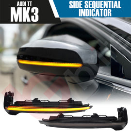 2x DYNAMIC LED WING MIRROR INDICATOR UNITS FOR AUDI TT MK3 TTRS R8