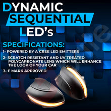 Load image into Gallery viewer, 2x DYNAMIC LED WING MIRROR INDICATOR UNITS FOR VW GOLF MK6 GTI GTD R20
