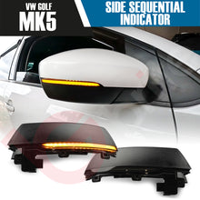 Load image into Gallery viewer, 2x DYNAMIC LED WING MIRROR INDICATOR UNITS FOR VW JETTA VW POLO MK5 6R/C 09-17
