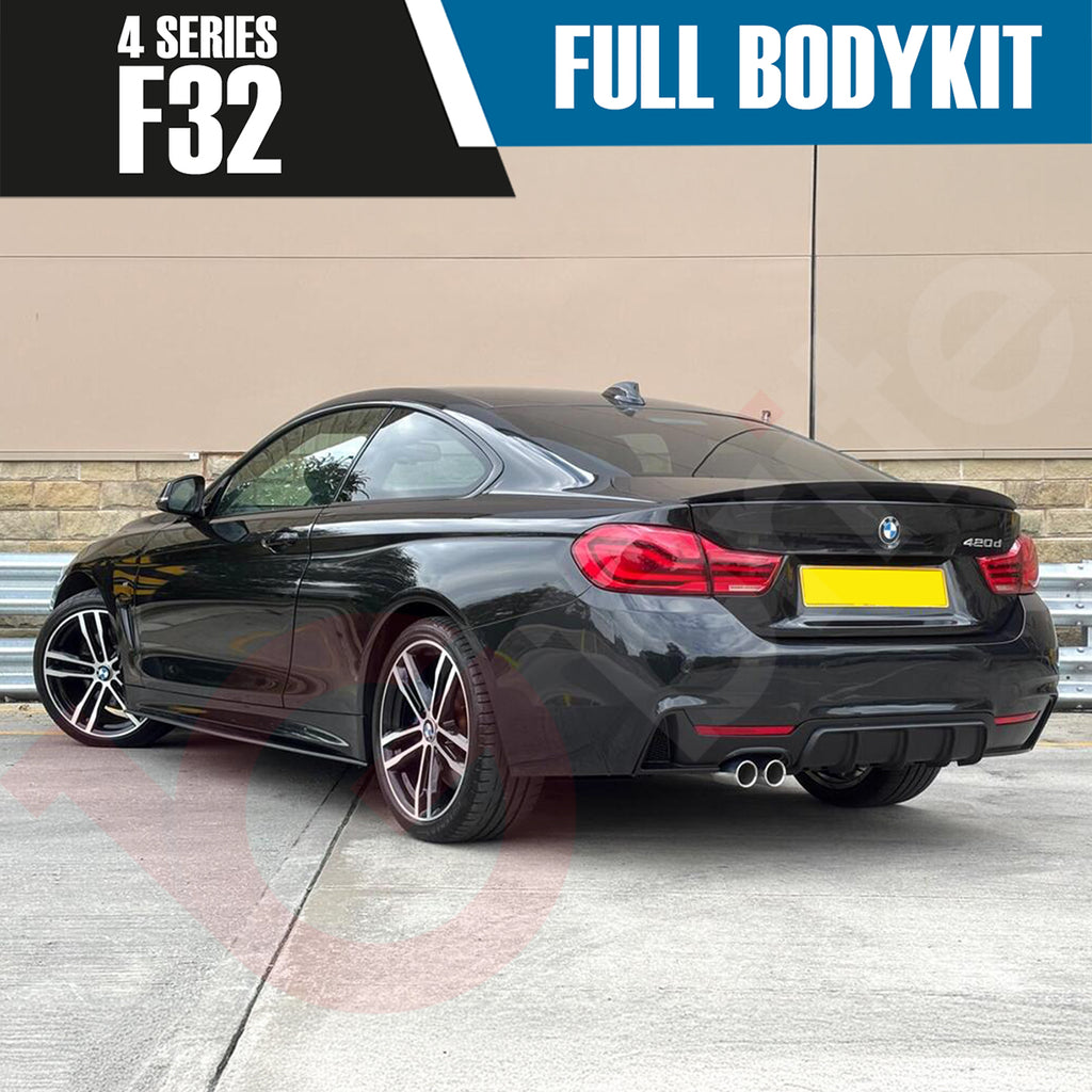 BMW 4 SERIES F32 COUPE 2013 - 2019 MATT BLACK FULL BODYKIT