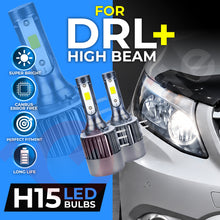 Load image into Gallery viewer, Gbrite Mercedes Vito W447 H7 H15 LED Headlight Bulb Kit 2014–2024