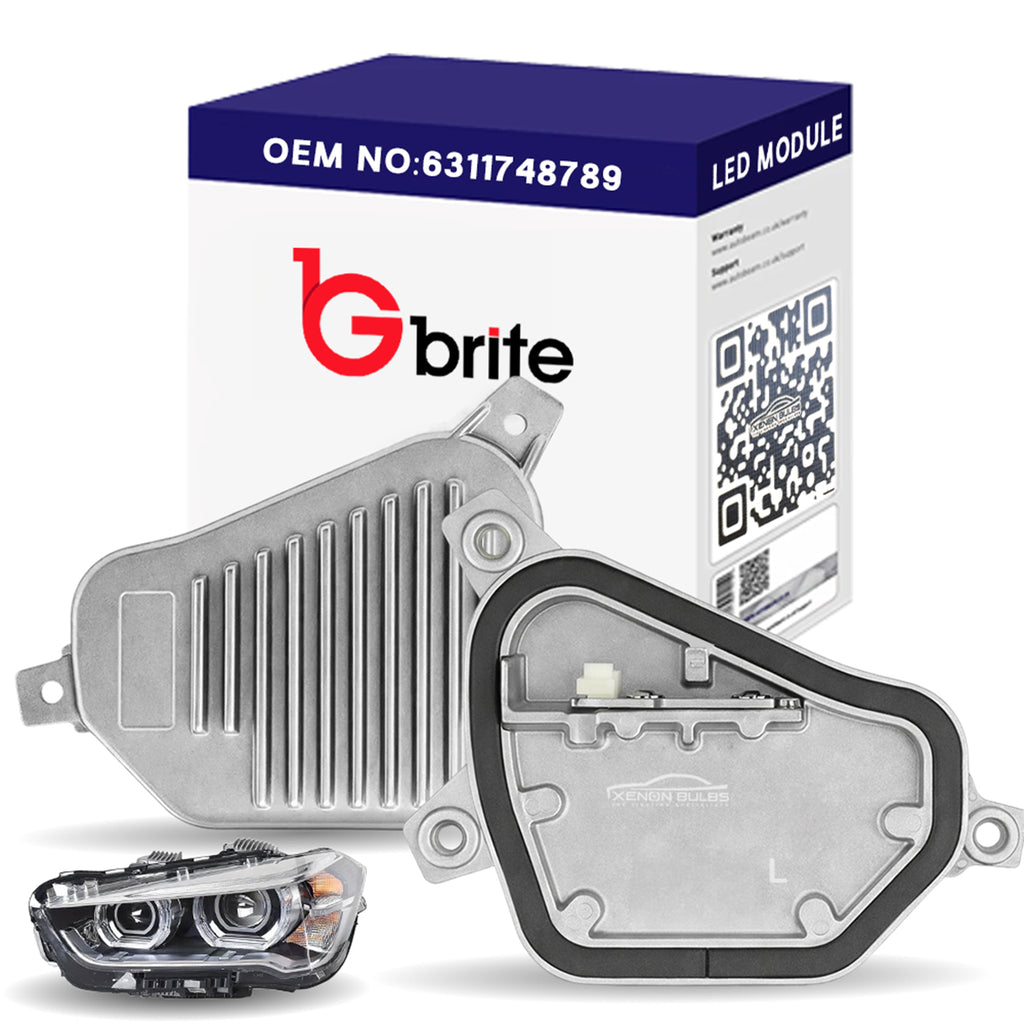 BMW X1 F48 X2 F49 Headlight LED Angel Eyes Control DRL Module 7428789 Passenger Side 2015-2019