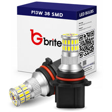 Load image into Gallery viewer, 2x P13W LED DRL BULBS 36 SMD XENON WHITE DAYTIME RUNNING LIGHTS FOR AUDI A4 B8
