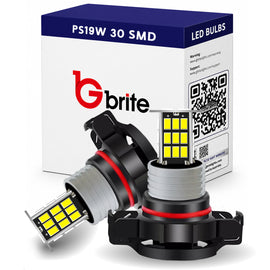 2x PS19W 36 SMD LED DRL BULBS 6000K WHITE CANBUS ERROR FREE PSX24W 5202 H16