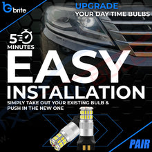 Load image into Gallery viewer, 2x  PW24W 36 SMD LED DRL DAYTIME RUNNING LIGHT WHITE BULBS FOR BMW 3 SERIES F30 PRE-LCI