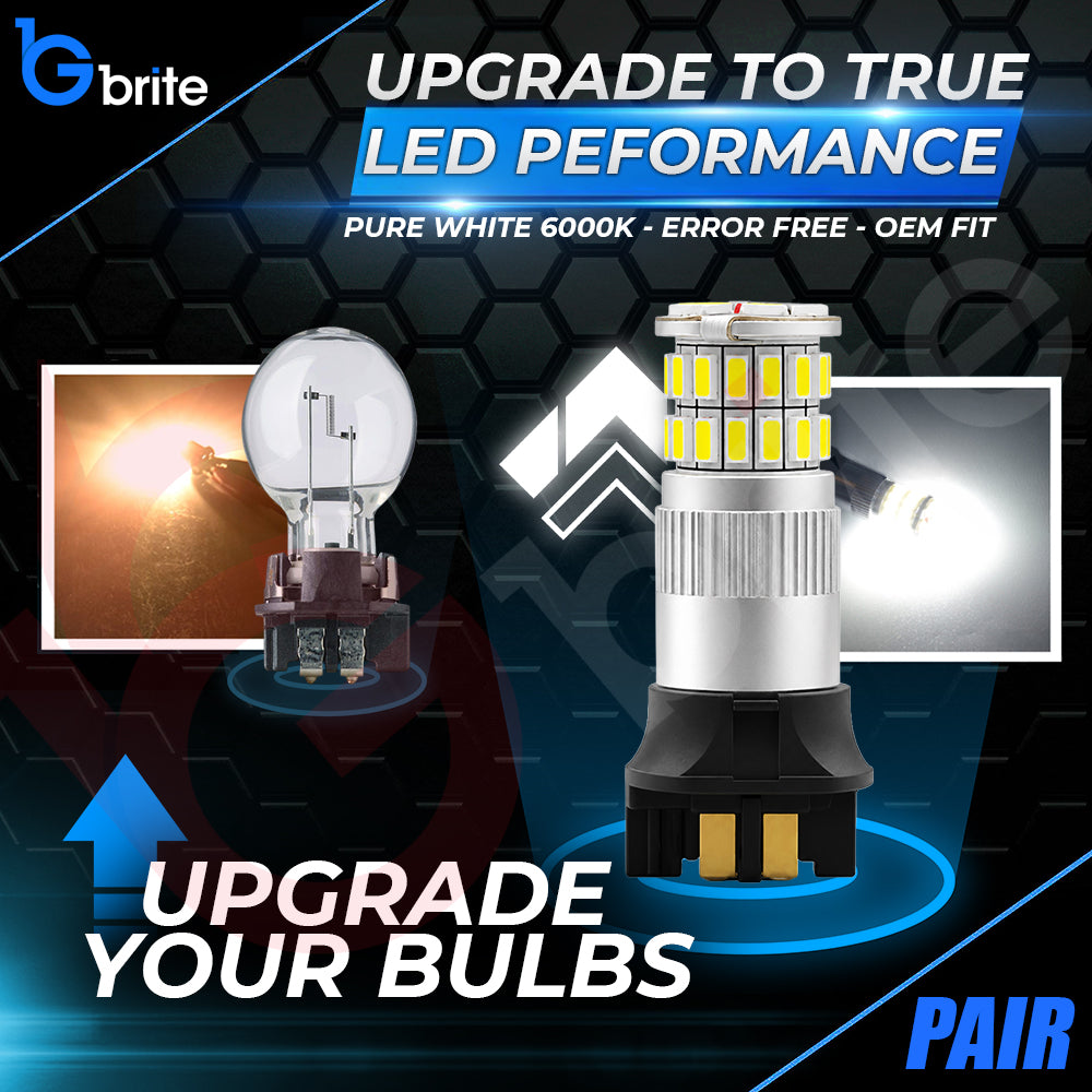 BMW 3 SERIES F30 F31 LED Sidelight & DRL Bulb Package – BAX9S 54 SMD & PW24W 36 SMD