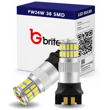 Load image into Gallery viewer, 2x  PW24W 36 SMD LED DRL DAYTIME RUNNING LIGHT WHITE BULBS FOR BMW 3 SERIES F30 PRE-LCI