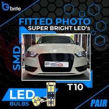 Load image into Gallery viewer, 2x T10 501 W5W 12 SMD LED SIDE LIGHT BULBS ERROR FREE CANBUS