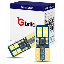 Load image into Gallery viewer, 2x T10 501 W5W 8 SMD LED SIDE LIGHT BULBS ERROR FREE CANBUS