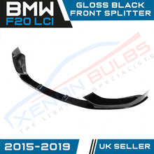 Load image into Gallery viewer, BMW 1 SERIES F20 LCI GLOSS BLACK FRONT SPLITTER LIP M PERFORMANCE