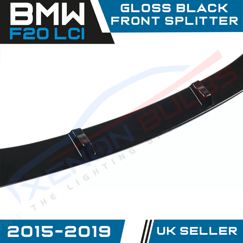 BMW 1 SERIES F20 LCI GLOSS BLACK FRONT SPLITTER LIP M PERFORMANCE