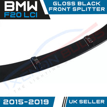 Load image into Gallery viewer, BMW 1 SERIES F20 LCI GLOSS BLACK FRONT SPLITTER LIP M PERFORMANCE