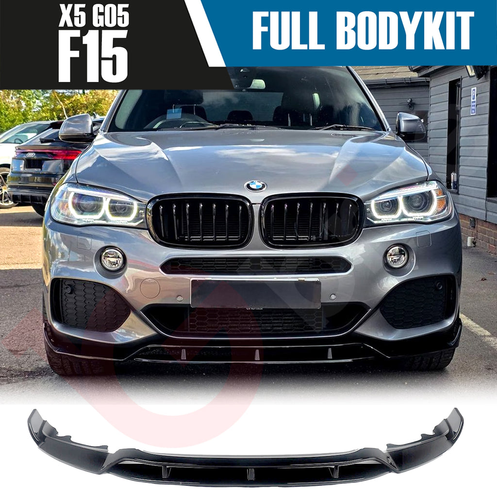 BMW X5 F15 2013 - 2018 GLOSS BLACK G05 STYLE FULL BODYKIT